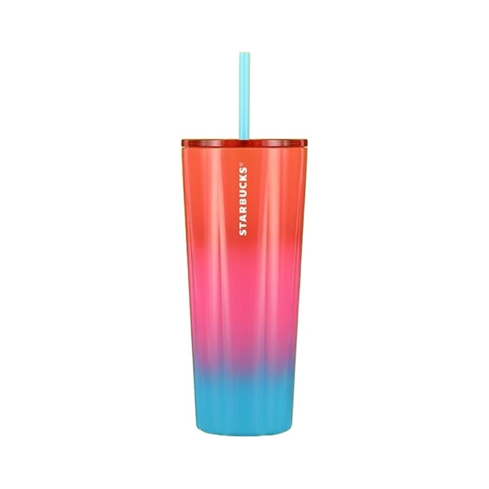🔥 Starbucks 2023 Ombre Gradient Sunset 24oz Stainless Steel Tumbler